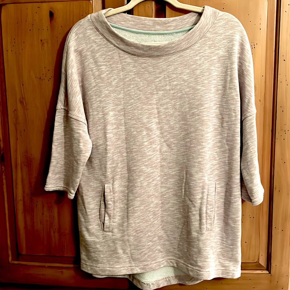 Boden Lavender Cotton Blend Sweatshirt